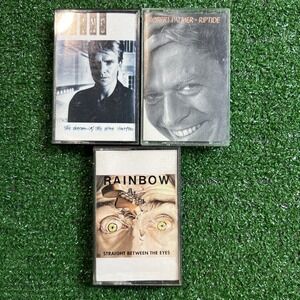 Lot Of 3 1980's Cassette Tapes Robert Palmer Sting & Rainbow See Desc For Titles